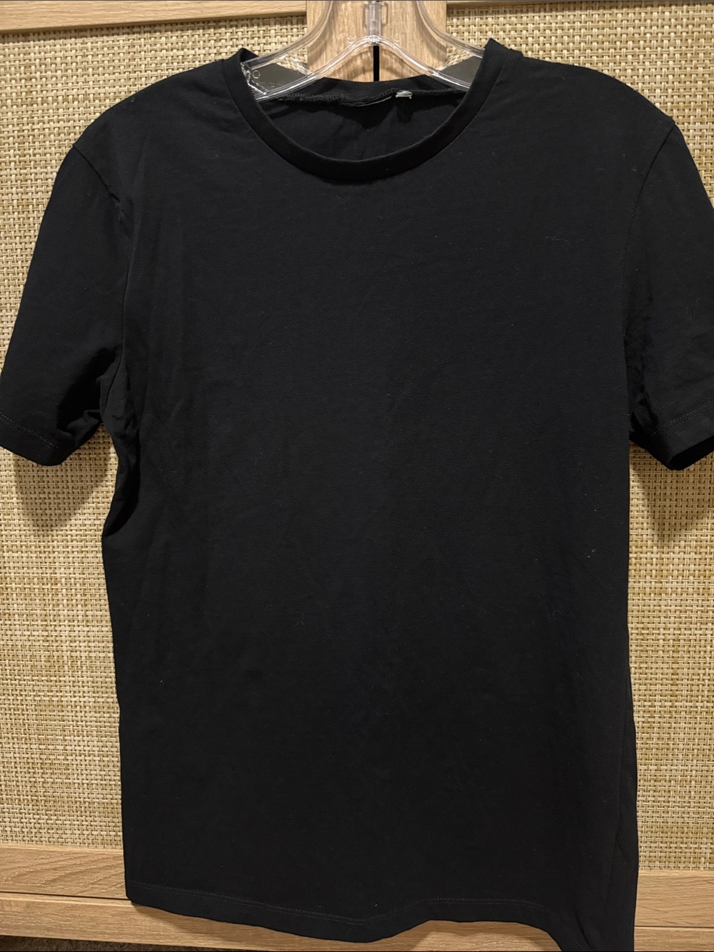Classic Black Crewneck T-Shirt - Men's